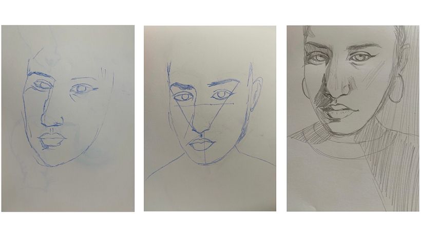 Meu projeto do curso: Desenhos de retratos expressivos com giz pastel seco 3