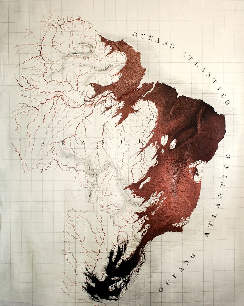 El proceso creativo de Luiz implica mucha planificación, detalle y técnica.