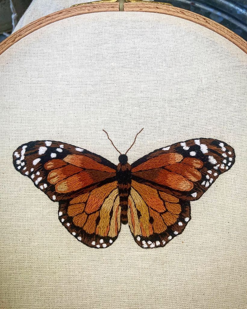 My project in Realistic Embroidery Techniques course 1