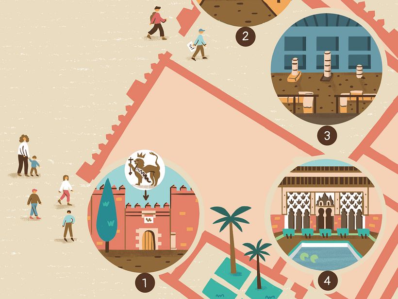 Mi Proyecto del curso: Retratos de ciudades en color: ilustra tu lugar favorito 3