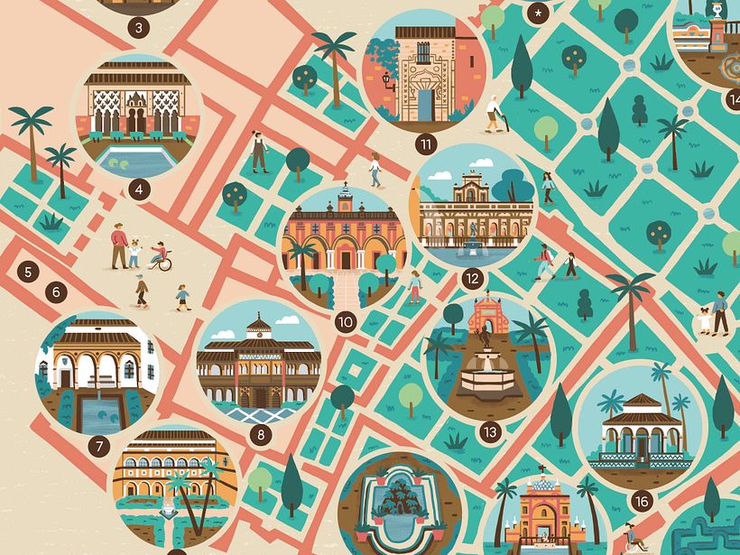 Mi Proyecto del curso: Retratos de ciudades en color: ilustra tu lugar favorito 4
