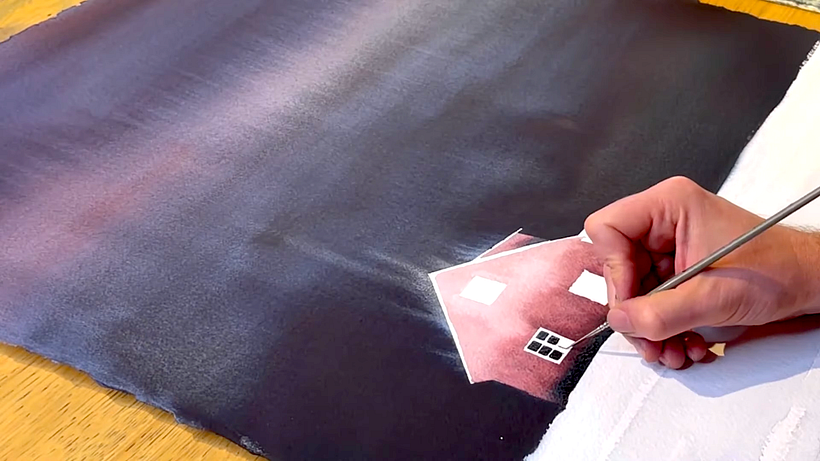 TIP 4: To create darker values you need lots of pigment. A thick consistency of paint has a lot of pigment. 