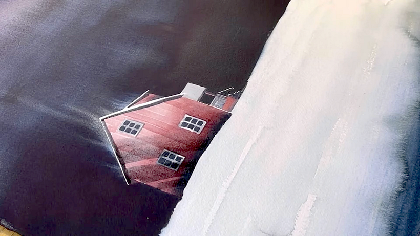 TIP 10: Add interest to the facade by painting shadows.