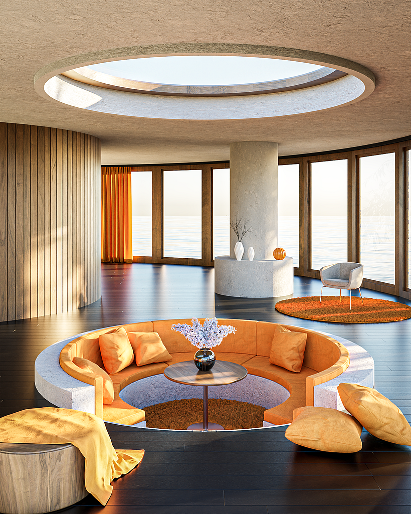 My project in Interior ArchViz: Create Surreal 3D Designs with Blender course 2