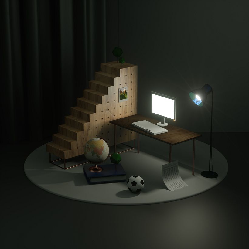 Mi Proyecto del curso: Creación de composiciones 3D en Cinema 4D 2