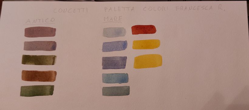 Il mio progetto del corso: Creazione di palette di colore con acquerello 2