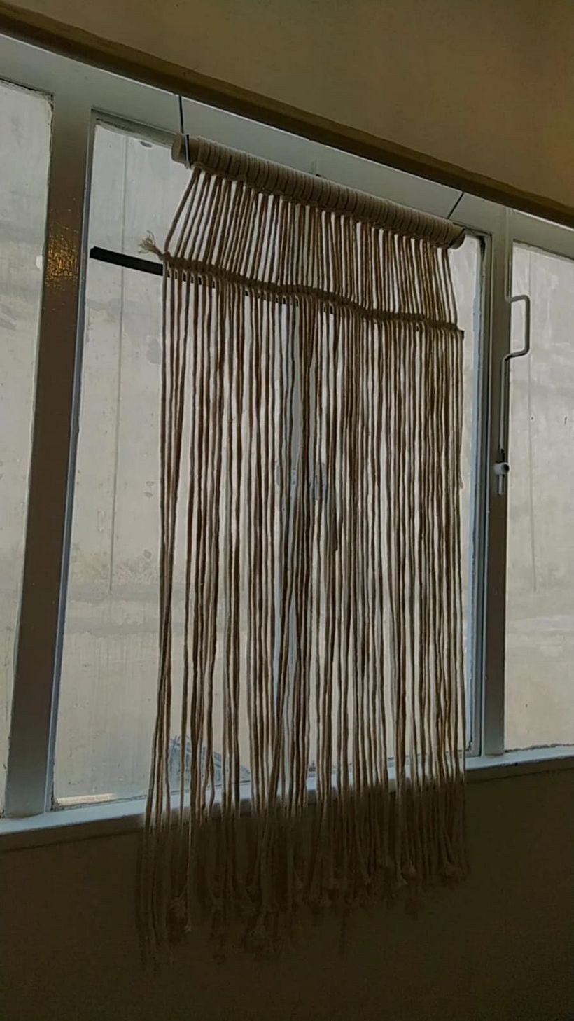 Mi Proyecto del curso: Introducción al macramé: creación de un tapiz decorativo 4