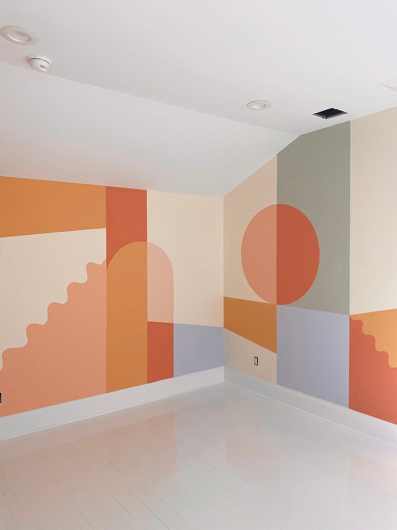 Interior Mural for Change & Co. 1