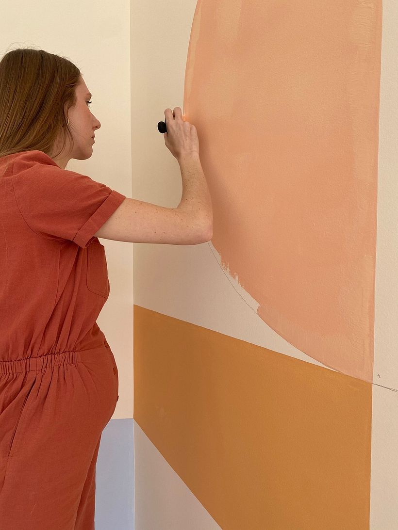 Interior Mural for Change & Co. 4
