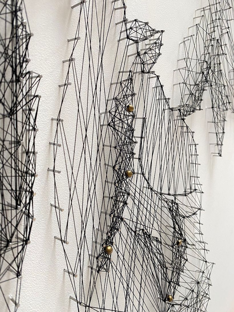 String Art Portrait for Yours Truly Hotel 3