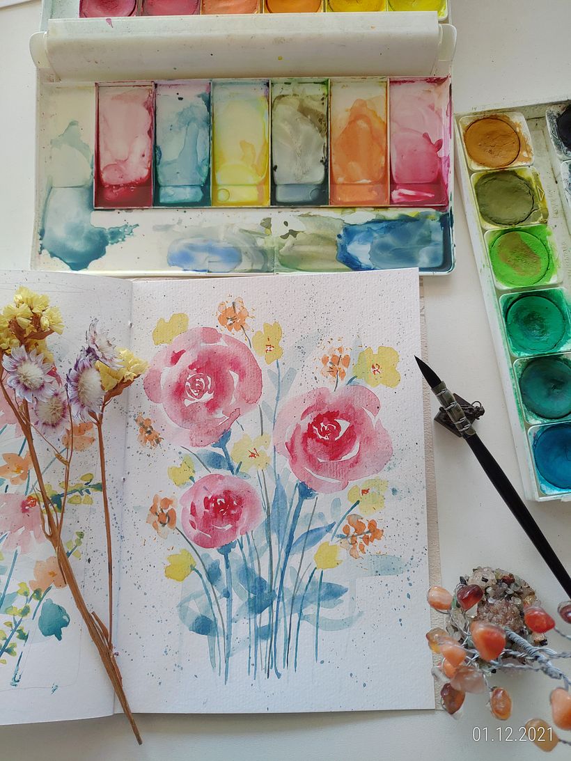Jardim de flores. @carolfortesartesdesigns