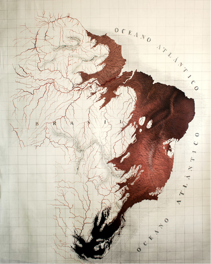 Luiz’s creative process involves considerable planning, detailed study, and technique.