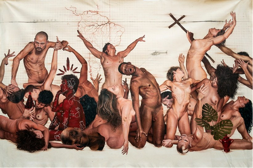 The artist believes that in some ways, “one painting is the continuation of the other.”