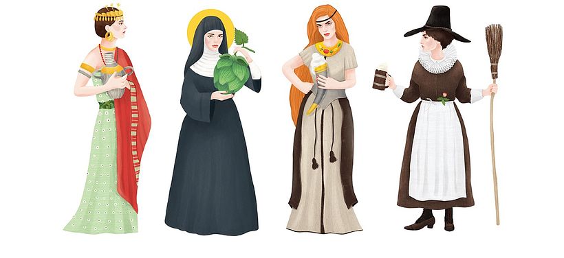 History of women and beer. In the concept of beer can  1