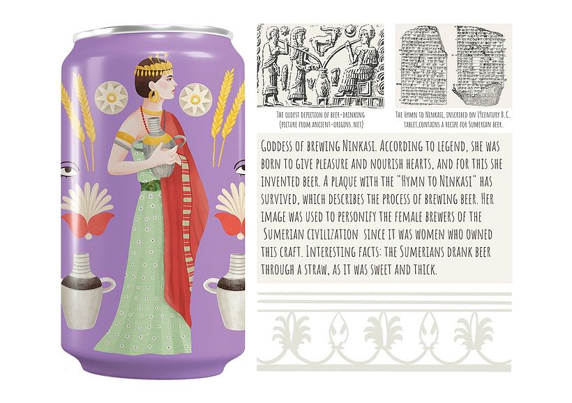History of women and beer. In the concept of beer can  9
