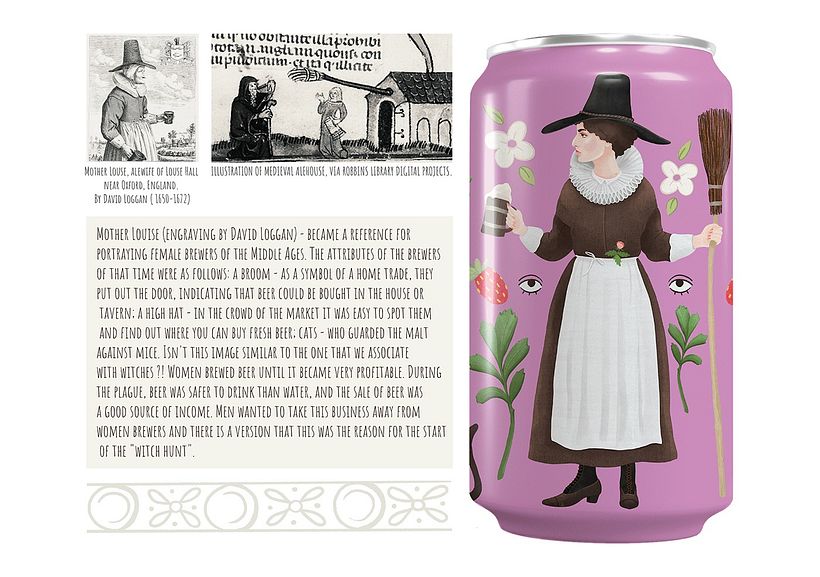 History of women and beer. In the concept of beer can  3