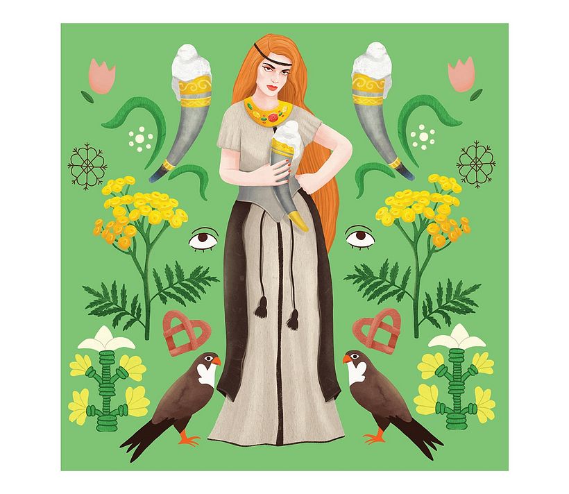 History of women and beer. In the concept of beer can  6
