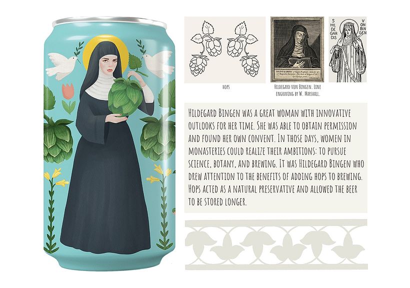 History of women and beer. In the concept of beer can  5