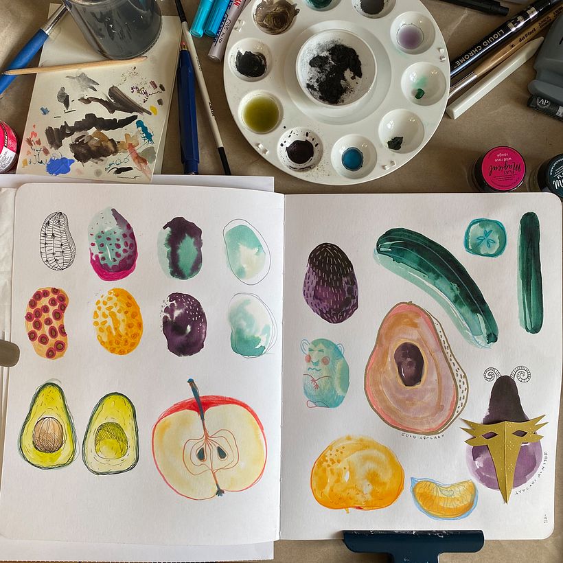 My project in Illustration Techniques to Unlock your Creativity course 33