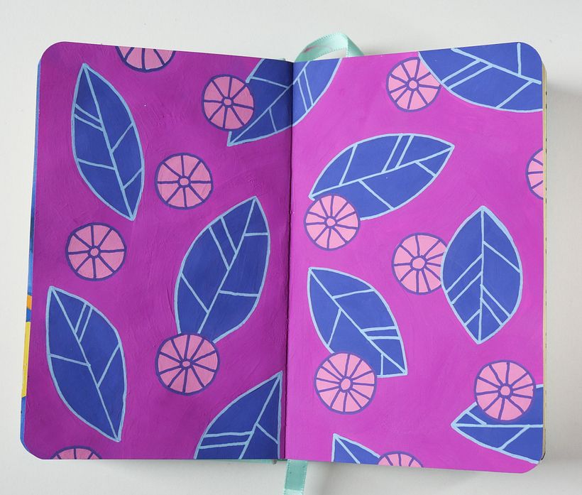 My project in Botanical Patterns in a Sketchbook: Conquer the Blank Page course 1