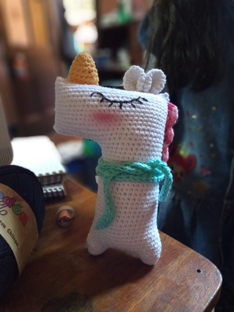 Unicornio amigurumi patron de @elprincipedelcrochet