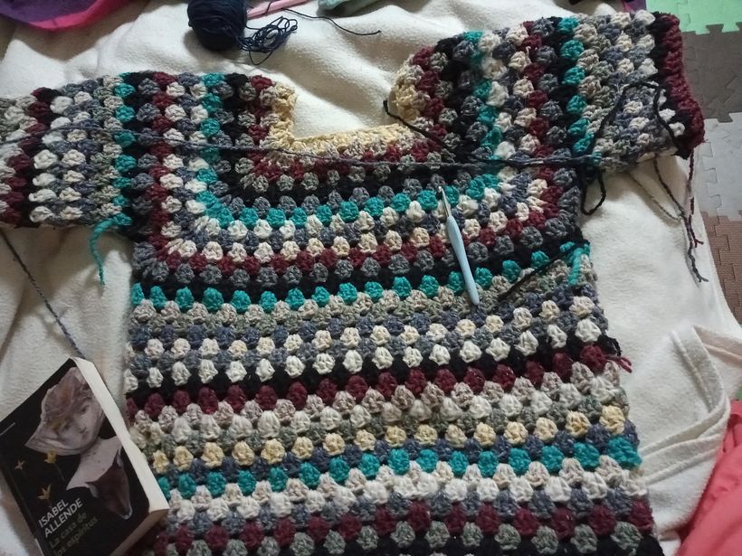 sweater en punto de granny