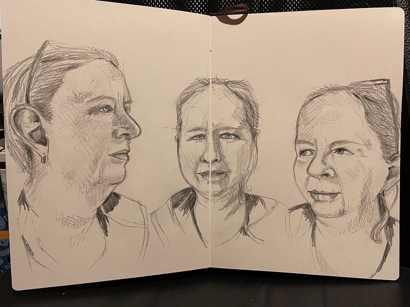 3 Selbstporträts