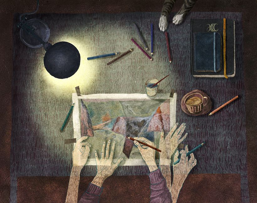 Mój projekt z kursu: Ilustrowane historie w Procreate: tekstury i pędzle 3