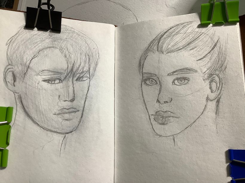 My project in Portrait Sketchbooking: Explore the Human Face course 1