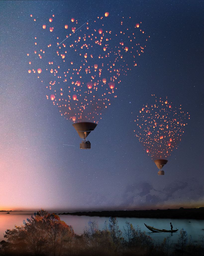 My project in Magical Photomontage in Photoshop: Creating Visual Metaphors course 1