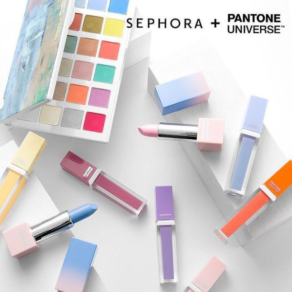 Sephora and other brands use Color of the Year as a marketing tool. Photo credit: @pantone via Instagram.