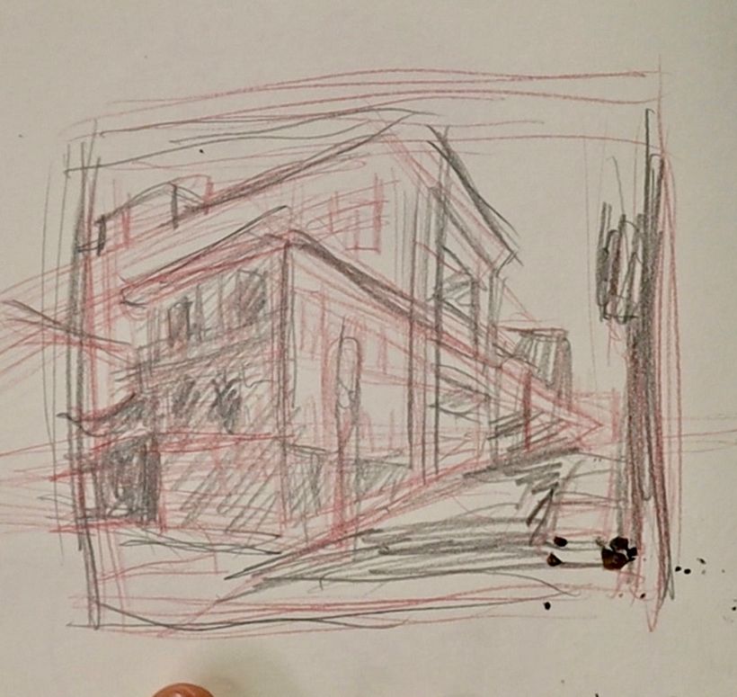 My project in Architectural Sketching with Watercolor and Ink course 1