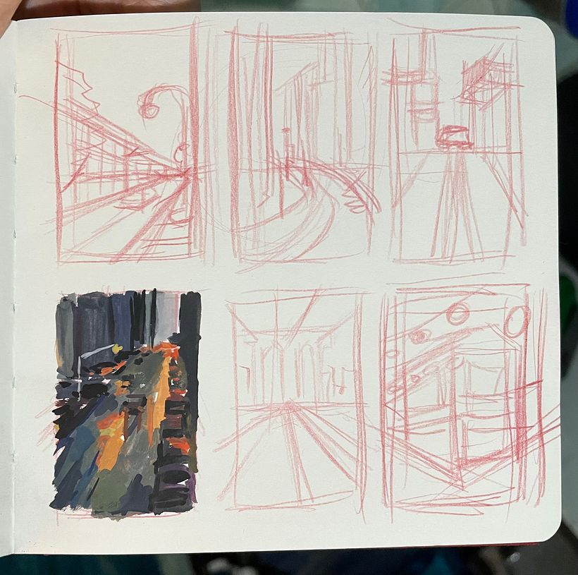 My project in Architectural Sketching with Watercolor and Ink course 2