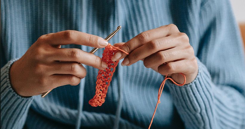 Crochet and knitting are a great way to switch off from a busy routine.