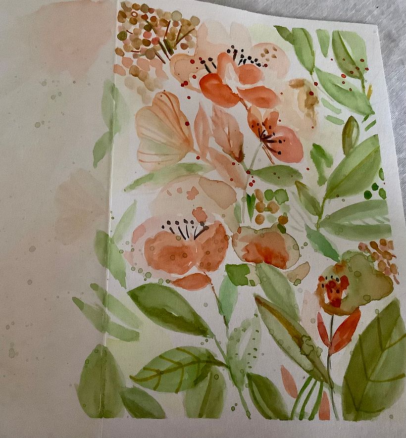 Meu projeto do curso: Aquarela floral: conecte-se com a natureza 3