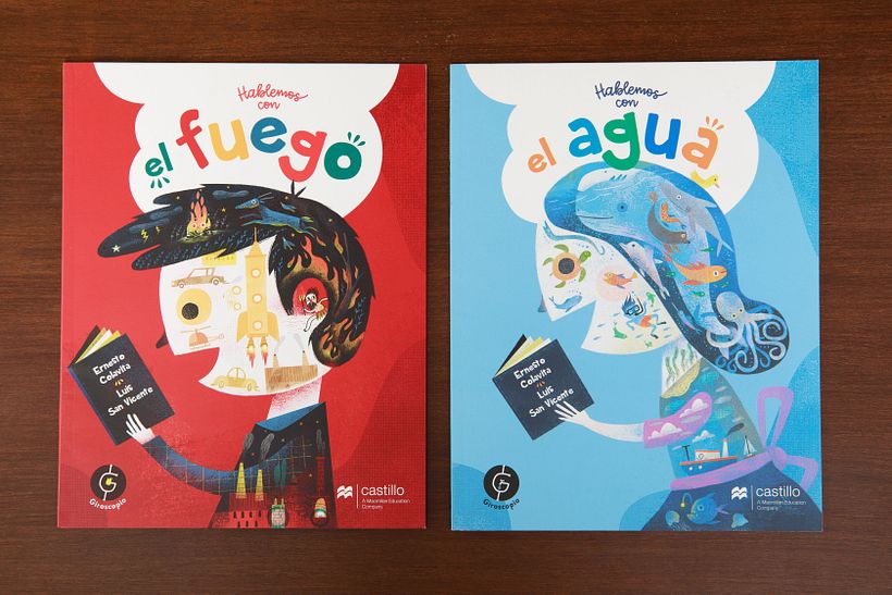 Ejemplo del trabajo como ilustrador infantil de Luis San Vicente. 