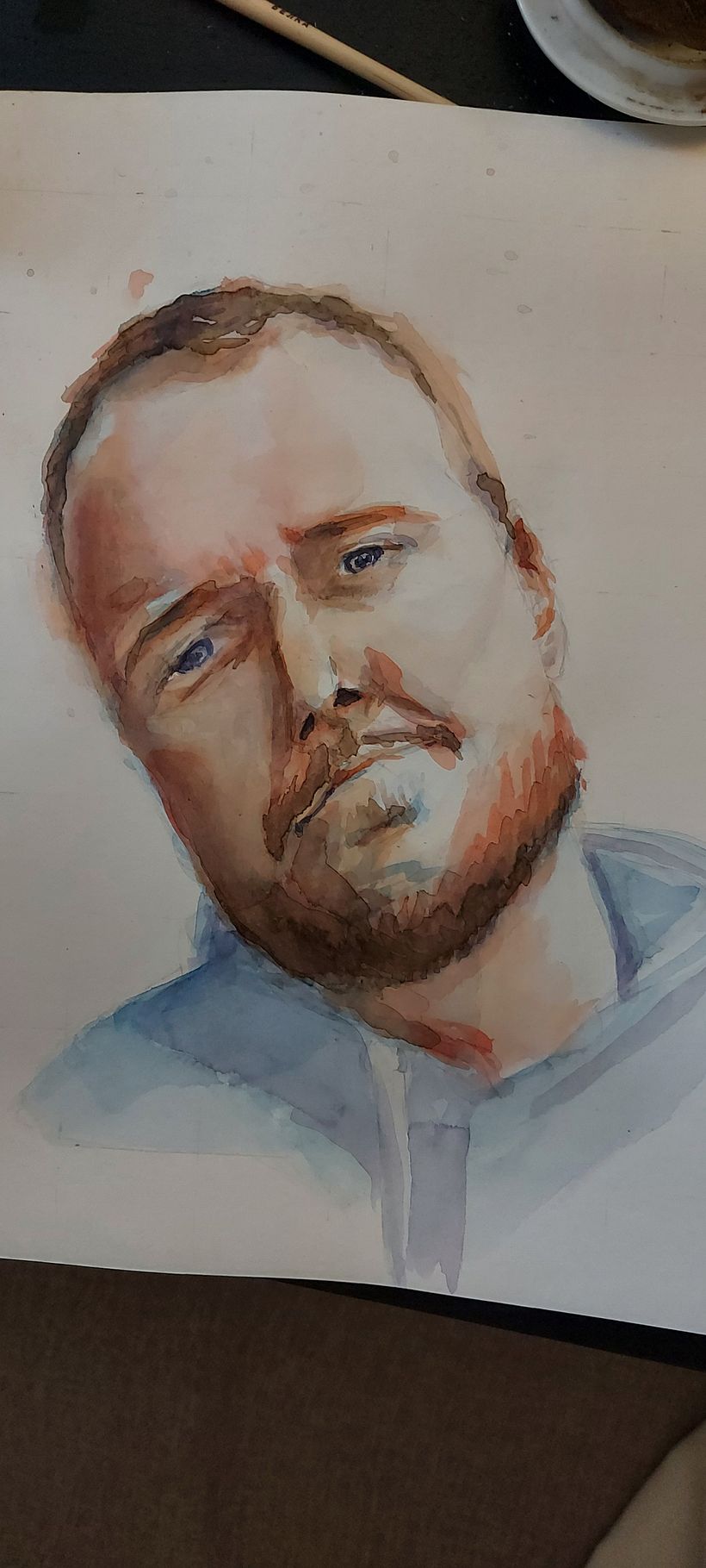 My project in Artistic Portrait with Watercolors course 1