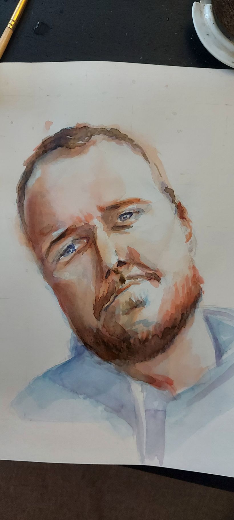 My project in Artistic Portrait with Watercolors course 2