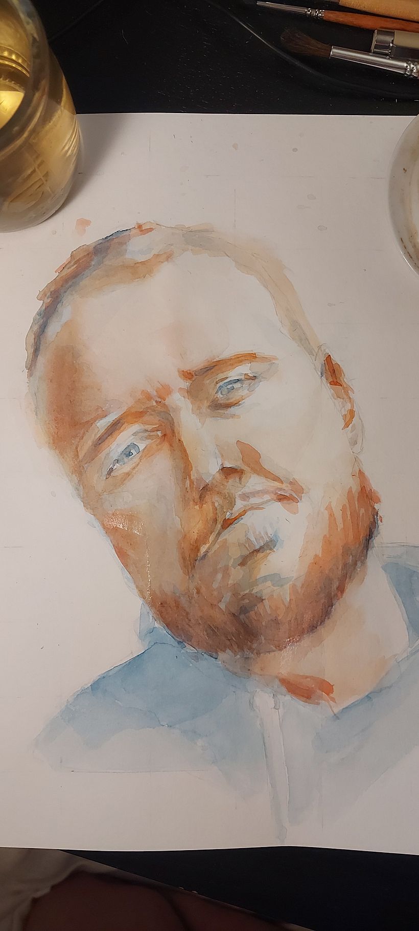 My project in Artistic Portrait with Watercolors course 3
