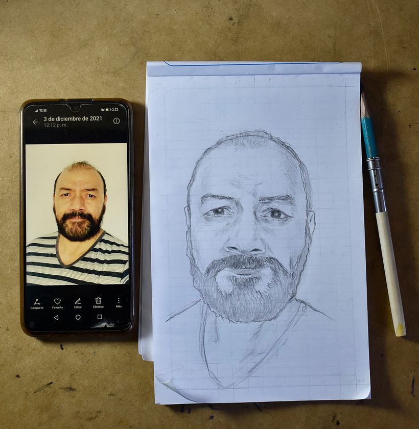 Mi Proyecto del curso: Retrato realista a lápiz: captura historias y emociones 2