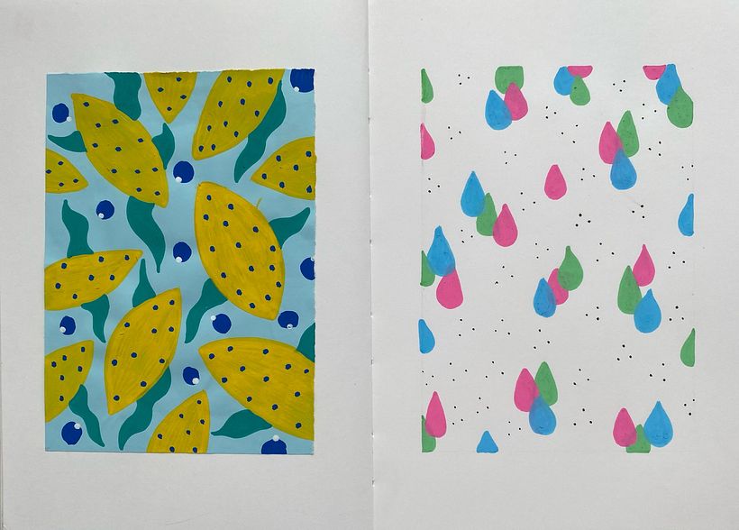 My project in Botanical Patterns in a Sketchbook: Conquer the Blank Page course 3