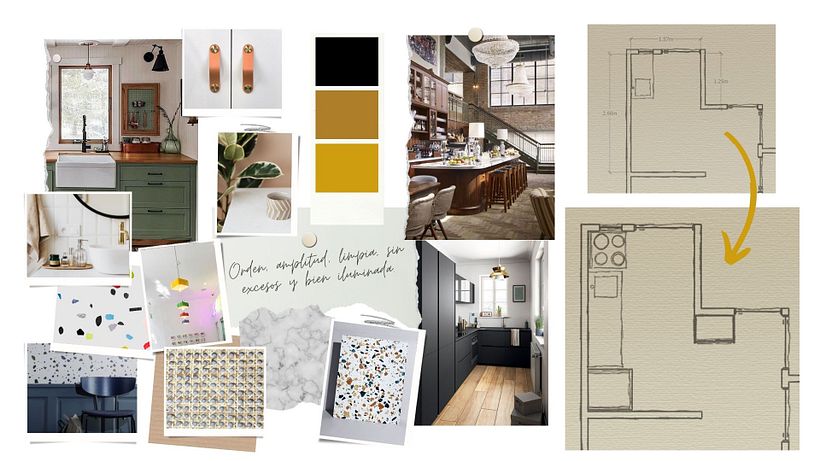Moodboard y análisis de espacio