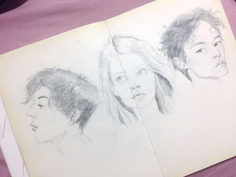 My project in Portrait Sketchbooking: Explore the Human Face course 2