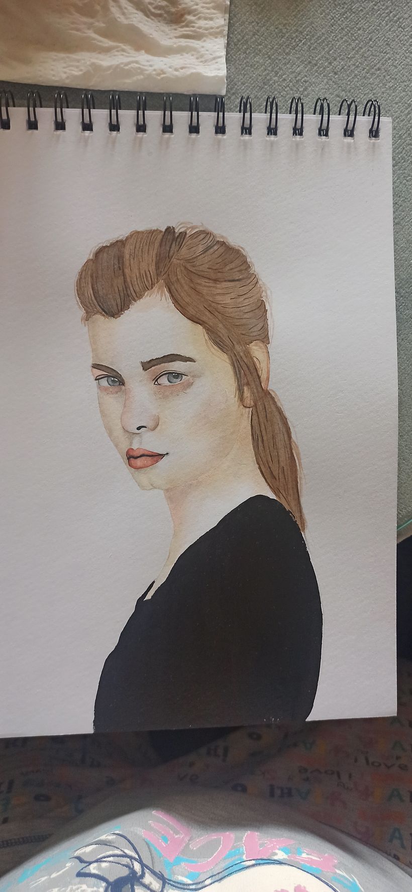 Mi Proyecto del curso: Retrato en acuarela a partir de una fotografía 2
