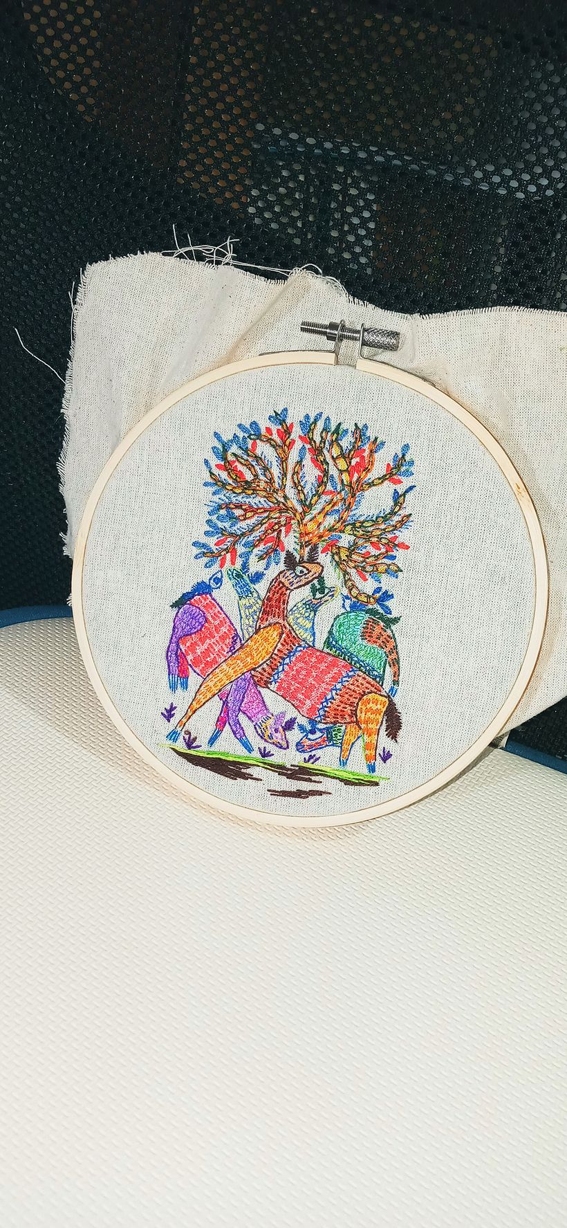 Gond art varias puntadas