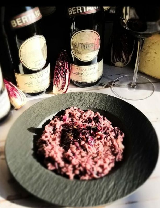 Risotto Amarone e radicchio di Verona Igp