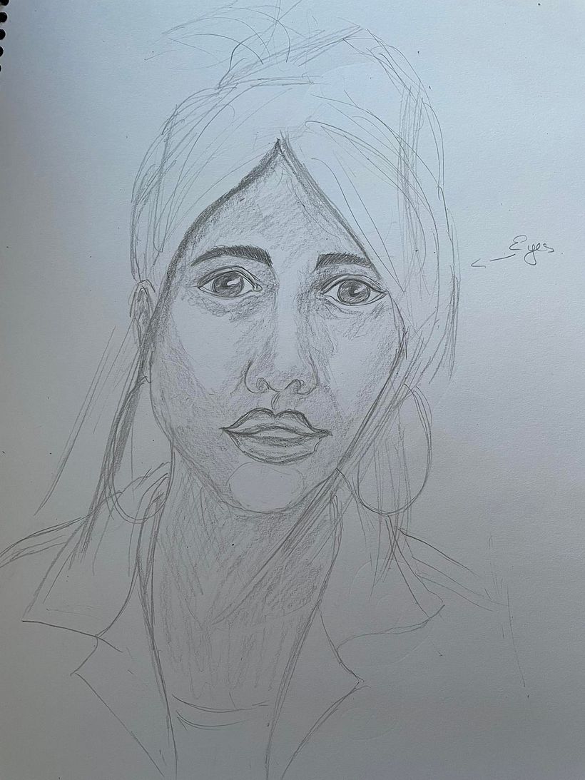 My project in Portrait Sketchbooking: Explore the Human Face course 3