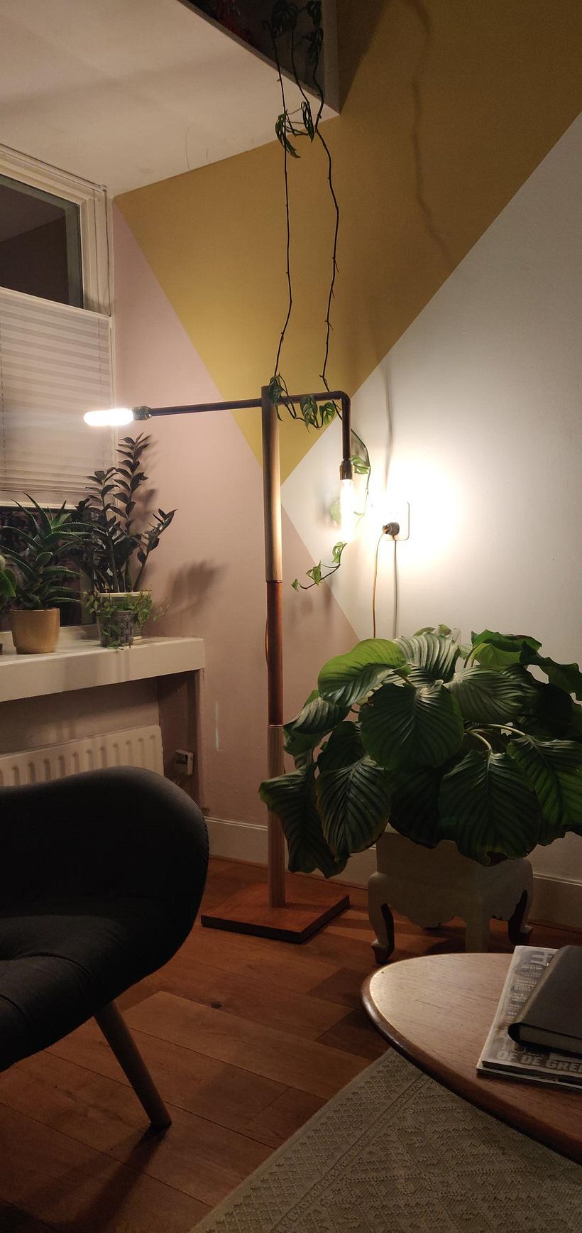 Copper lamp