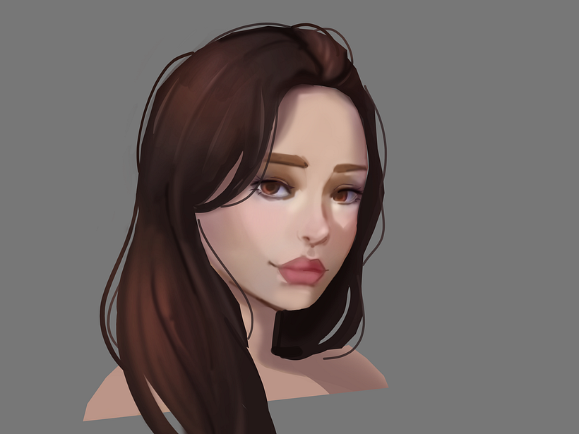 My project in Principles of Digital Painting for Portraits course 3