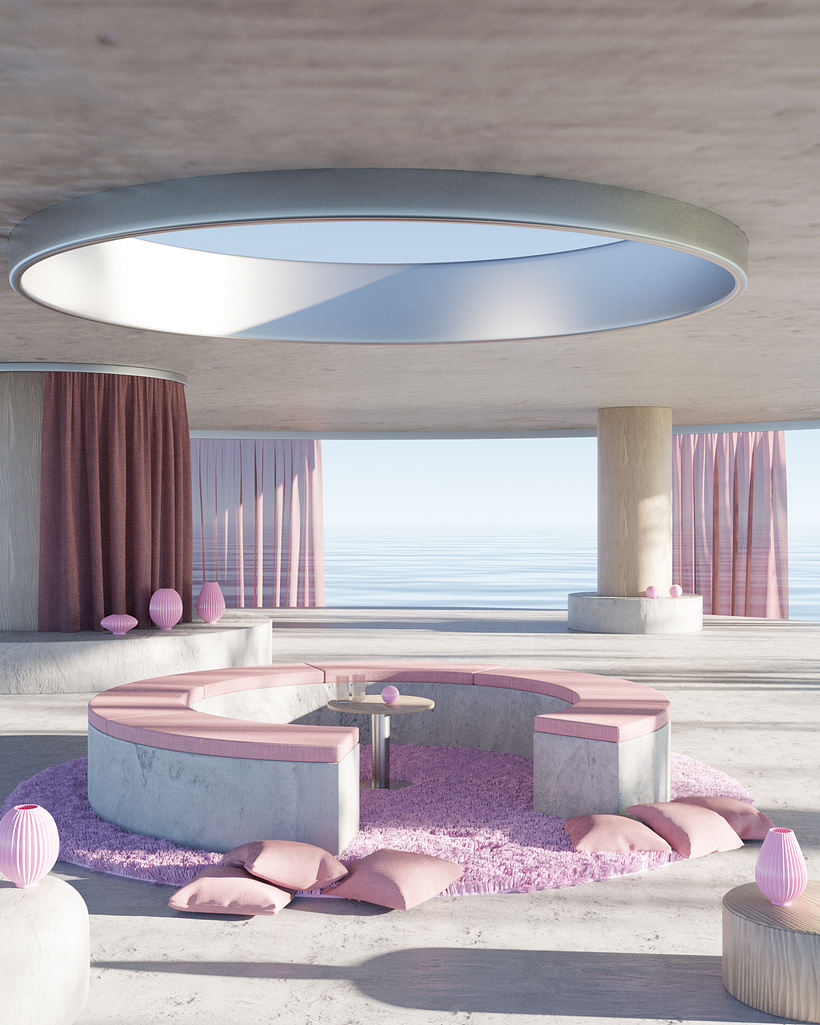 My project in Interior ArchViz: Create Surreal 3D Designs with Blender course 1